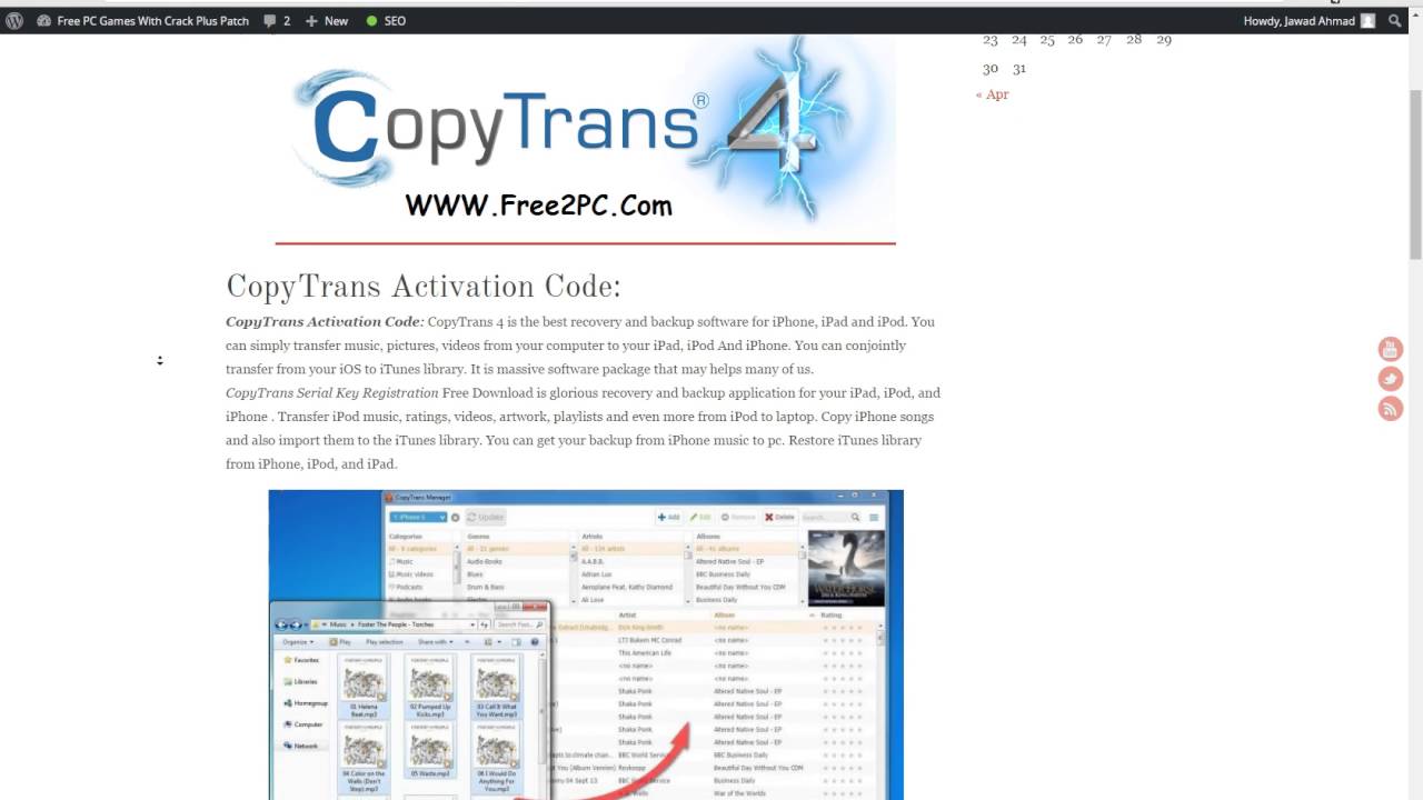 copytrans 5.606 activation code